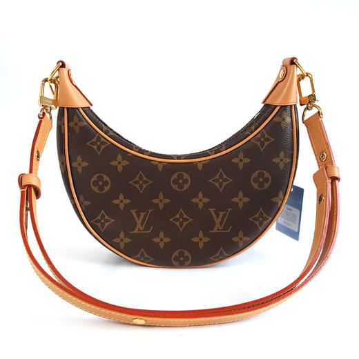 【95新】LV路易威登LOOPM81098棕色老花LOOP月牙包豌豆包单肩腋下包230925NJS11 现售价：9000 商品图4