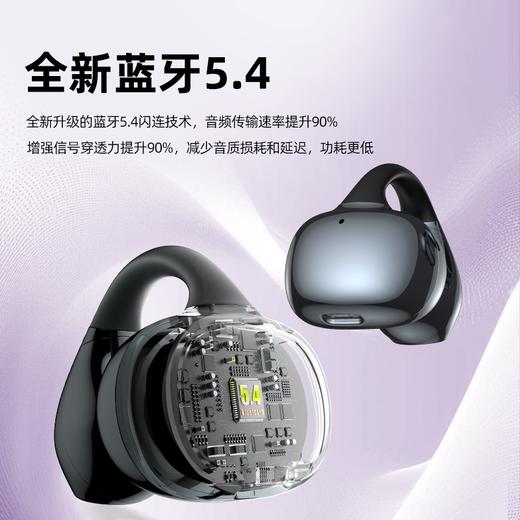 音质更好！舒适度更佳！【耳夹式耳机】 中通快递，东莞发货，骨传导概念无线开放不入耳 运动跑步骑行通话降噪 适用于苹果华为手机 ，型号TS20 商品图6