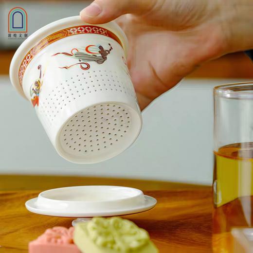 敦煌文创 敦煌飞花映沙 ·琉璃彩杯 商品图2