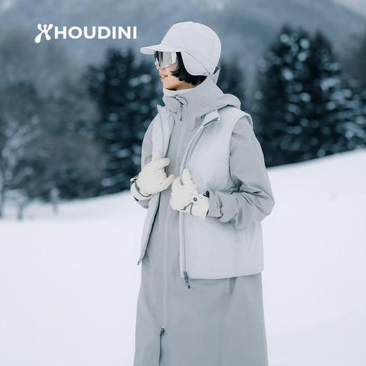 HOUDINI胡丁尼 Dunfri Vest 邓菲户外女秋冬轻便保暖防风棉马甲背心 820023 商品图3