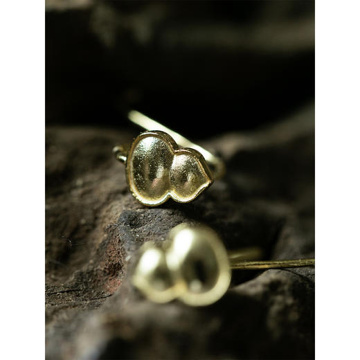 牧衣游 S925银镀金耳环简约精致小巧 清鸢【不支持会员折】 商品图1