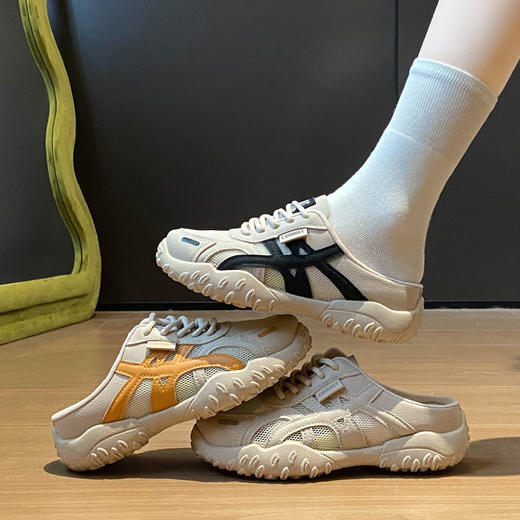 2个款式【轻梵 冰丝网面内增高老爹鞋】冰丝透气科技 双脚自由呼吸 创新冰丝网面材质 打造360循环透气系统 复刻经典老爹鞋廓形 复古拼色设计流畅线条 轻松驾驭潮流街头风格 商品图4