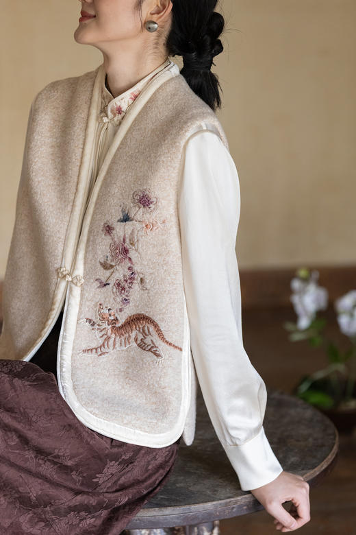 牧衣游原创羊毛混纺羊羔毛毛呢外套 限量福利款 简素不支持会员折 商品图5