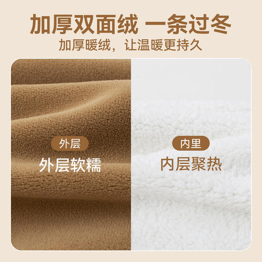 【加厚加绒】嘟嘟家男童裤子冬款儿童双面绒长裤女宝抗静电运动裤 商品图3