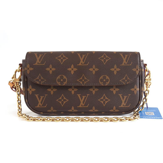 【95新】LV路易威登Ivy  M81911棕色老花Ivy腋下包链条包单肩包230925AK02 现售价：10500 商品图0