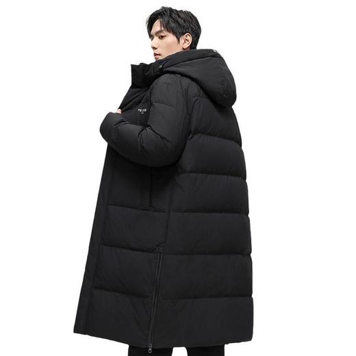 莱诗伯特男装过膝长款极寒羽绒服冬季新款连帽加厚潮流羽绒服批发 商品图4