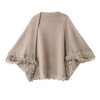 今年流行爆款披肩开衫2025秋季新款女装蕾丝拼接外搭羊毛斗篷外套 商品缩略图4
