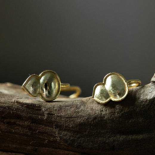 牧衣游 S925银镀金耳环简约精致小巧 清鸢【不支持会员折】 商品图0