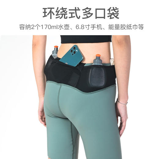 奥尼捷运动压缩裤女户外健身跑步五分紧身裤马拉松训练越野跑短裤 商品图4