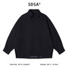 H303SDSA秋冬新款痞帅男装美式纯色纽扣翻领长袖衬衫百搭时尚衬衣宽松 商品缩略图1