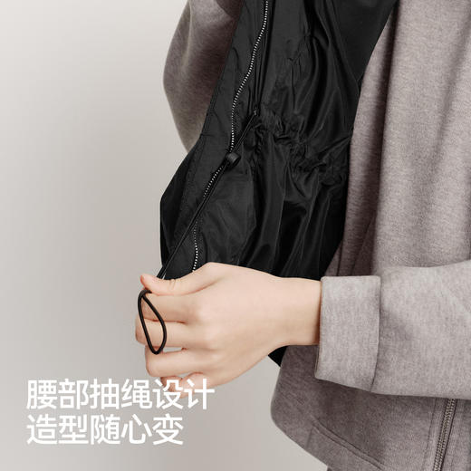 森马羽绒马甲女纯色收腰圆领叠穿2025冬新款oversize肌理花苞外套 商品图2