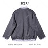 SDSA男士秋冬新款痞帅男装韩版美式拼接翻领拉链假两件夹克外套潮 商品缩略图4