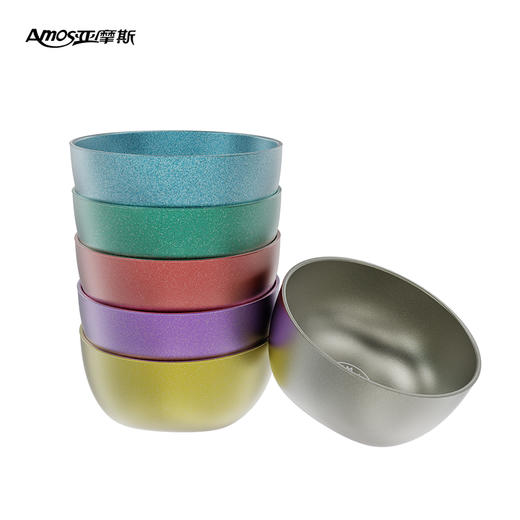 【300积分+94】亚摩斯 纯钛碗 1个 纯钛双层碗 商品图5