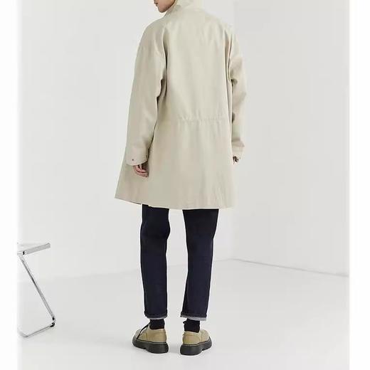 预售秋季新品 2025秋季设计感立领中长款风衣男士薄款派克服韩版宽松外套 商品图2