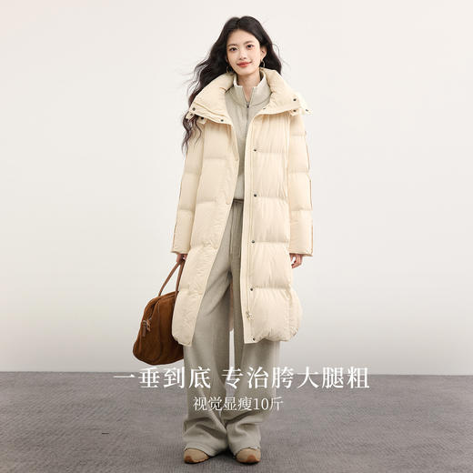 【10/1新品】熙世界休闲运动保暖卫衣套装秋冬女装时尚半拉链上衣阔腿裤两件套 商品图2