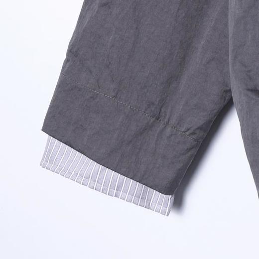 SDSA男士秋冬新款痞帅男装韩版美式拼接翻领拉链假两件夹克外套潮 商品图3