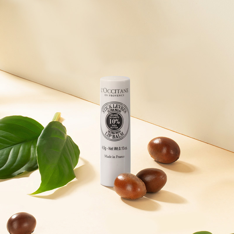 欧舒丹乳木果润唇膏护唇膏保湿滋润无色水润滋养丰弹防干裂4.5g