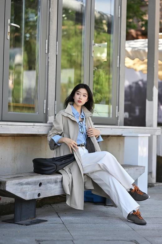 【高品质私服】【IC高密斜纹棉单排扣风衣】挺阔有韧性，塑形性佳，舒适亦有型G1533-CC【无标出货 介意慎拍】 商品图3