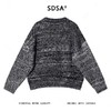 72611SDSA男士秋冬新款痞帅男装港风撞色圆领针织衫复古短款时尚毛衣 商品缩略图5