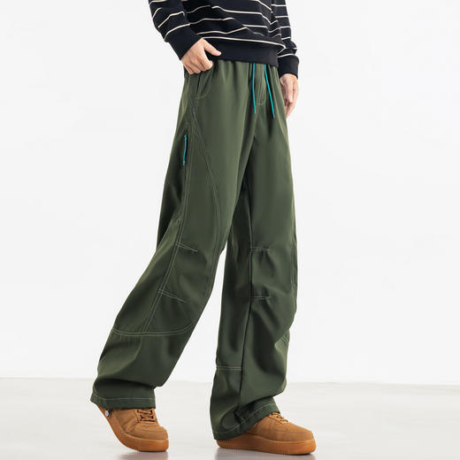 蓝*同款！【Schenvega 户外三防耐磨情侣工装裤】臻选品质面料 软糯亲肤 防污 抗皱 防风 防水 耐磨 透气 上身舒爽 不压身高 788 商品图4