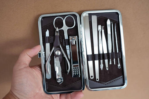 不锈钢指甲剪 便携套装 家用 通用 指甲剪 去死皮剪  修甲工具 商品图1