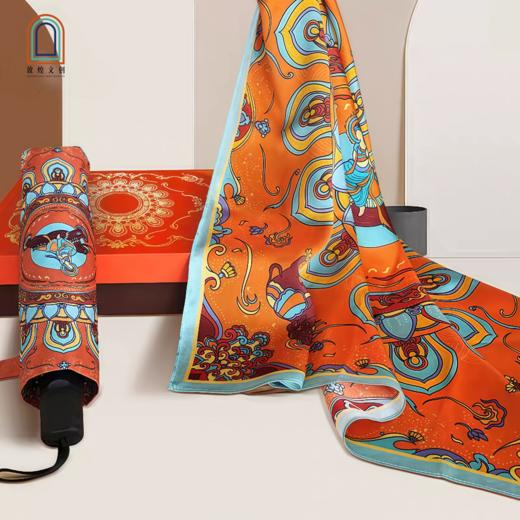 敦煌文创 敦煌奇象之缘-丝巾礼盒 商品图1