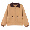 10-6737高级感洋气撞色外套时尚大码女装2025年新款春秋气质翻领毛呢开衫 商品缩略图4