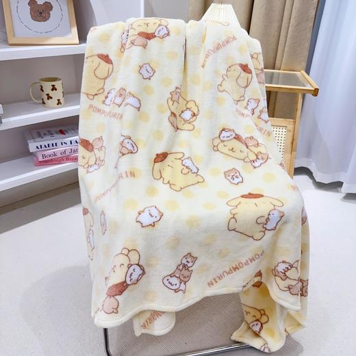 【超好看又保暖】布丁狗毛毯秋冬保暖毯子宿舍盖腿毯办公室便携午睡毯沙发毯汽车毯。rb 商品图0