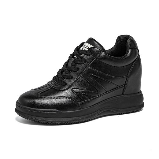 新款内增高真皮百搭运动休闲耐磨韩版小白鞋AM638 商品图4