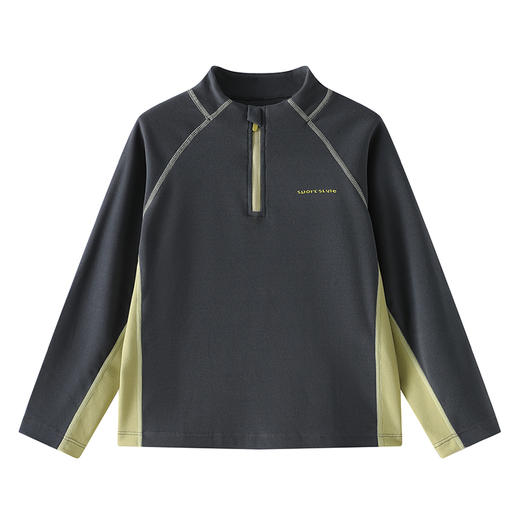 【南瓜拿铁】COO ENERGY儿童运动「糯糯衣」长袖半高领打底衫加绒 110-170 商品图4