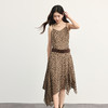 【10/1新品】熙世界轻熟风性感豹纹吊带连衣裙女2025年秋季新款复古不规则裙子 商品缩略图1