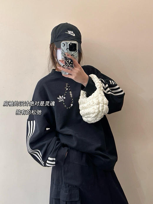 原版Adi 𝐥𝐨𝐜𝐤 𝐮𝐩 𝐜𝐫𝐞𝐰男女款卫衣来啦 商品图8