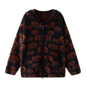 【北美小动物之复古玫瑰】新款！保暖外套连帽外套XDW25115