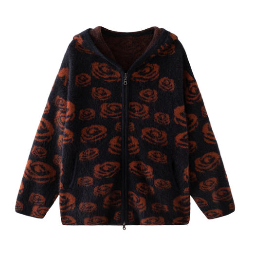 【北美小动物之复古玫瑰】新款！保暖外套连帽外套XDW25115 商品图0