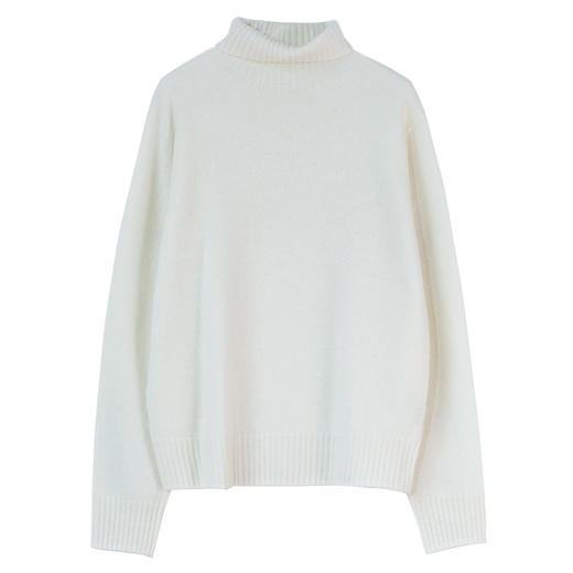 牧衣游原创 花纱羊毛套头衫细腻软糯蓬松百搭简约高领毛衣 北风起 商品图4