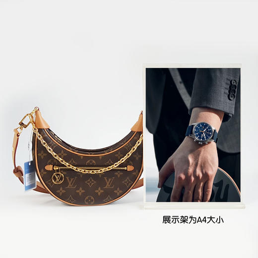 【95新】LV路易威登LOOPM81098棕色老花LOOP月牙包豌豆包单肩腋下包230925NJS11 现售价：9000 商品图9