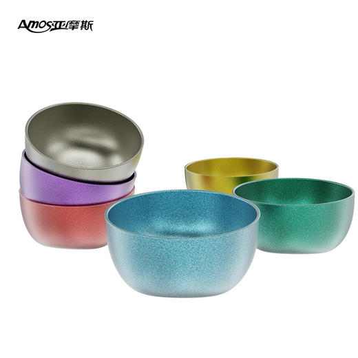 【300积分+94】亚摩斯 纯钛碗 1个 纯钛双层碗 商品图4