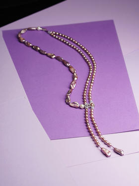 紫珍珠项链