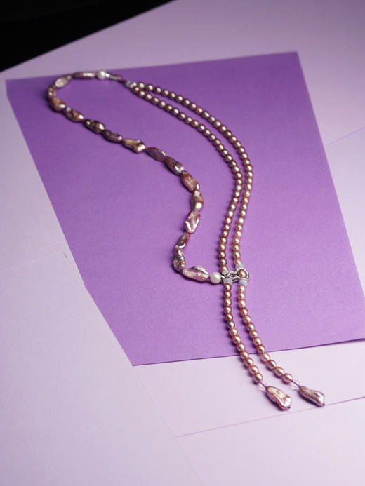 紫珍珠项链 商品图0