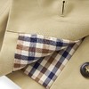 「高货wl」全新升级【铂金会员367/天猫499/差价132】(20527)洛诗琳法式复古格纹拼接外套2025秋季宽松短款风衣外套 商品缩略图3