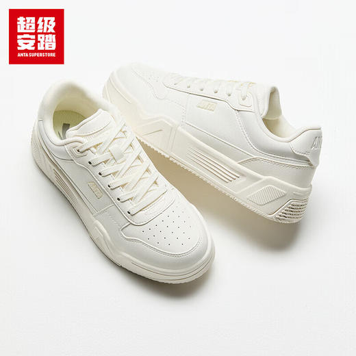 超级安踏C37板鞋丨运动鞋女鞋夏季厚底增高休闲鞋滑板鞋子女122538024U 商品图1