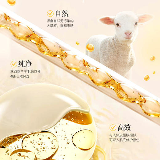 氧诗恋绵羊油轻盈娇嫩润肤乳舒润滋养保湿补水焕肤300g 商品图2