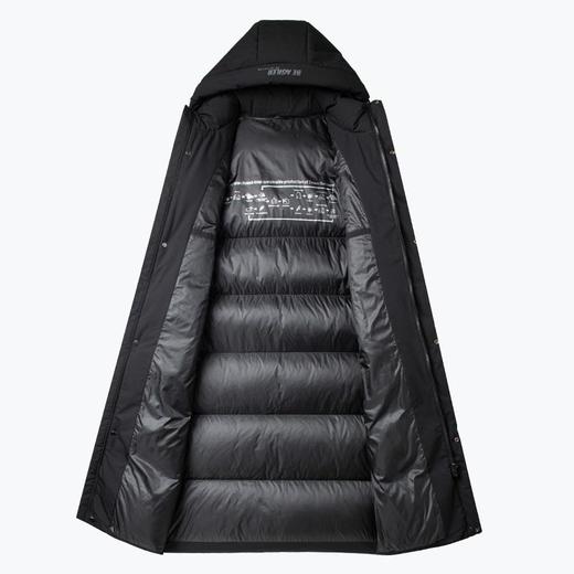 莱诗伯特男装过膝长款极寒羽绒服冬季新款连帽加厚潮流羽绒服批发 商品图2