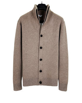 男款羊毛混纺针织开衫毛衣B01