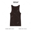 SDSA男士秋冬新款痞帅男装潮牌纯色休闲背心百搭设计师潮流上衣 商品缩略图0