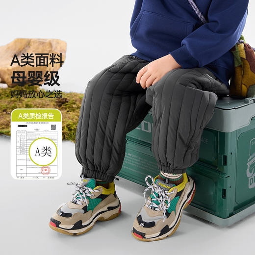 嘟嘟家男童裤子秋冬加厚宝宝棉裤冬季男童长裤冬装保暖女童休闲裤 商品图1