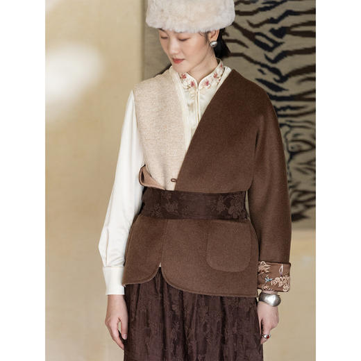 牧衣游原创 文艺复古提花腰带 沐与【不支持会员折】 商品图0