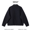 252716SDSA男士秋冬新款痞帅男装潮牌撞色拼接拉链翻领夹克休闲百搭外套 商品缩略图5