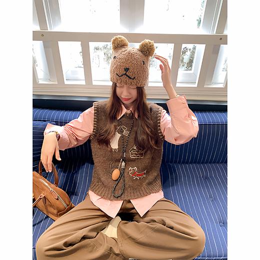 <曾小咸推荐>复古背心设计感叠穿马甲【预售款，预计3-15天发货】 商品图2