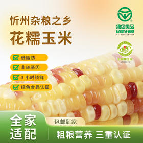 雁门清高花糯玉米220g*8根新鲜真空包装粘香糯甜早餐糯玉米棒